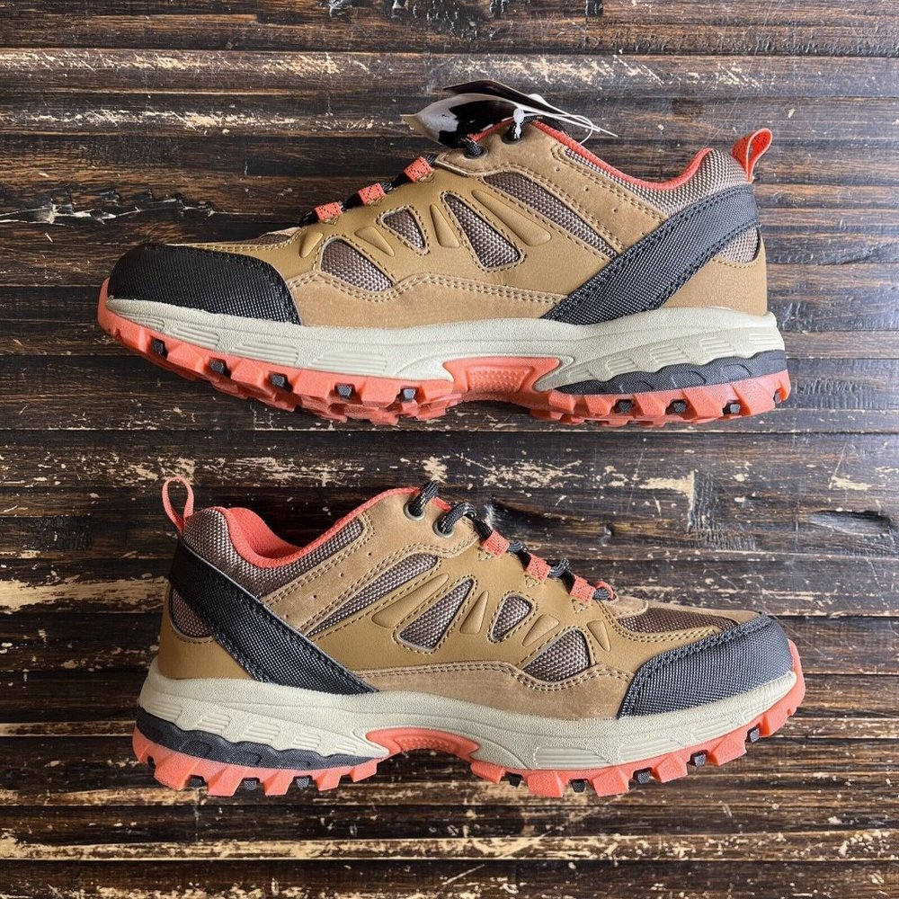 Womens S Sport Trail By Skechers Elayna Apparel Sneakers Brown Womens Size 7 View 3